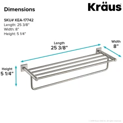 New Ventus Bathroom Shelf with Towel Bar Shelves|Towel Bars