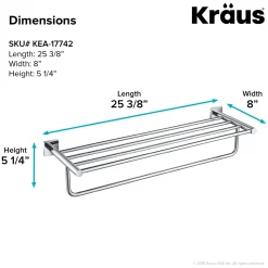 New Ventus Bathroom Shelf with Towel Bar Shelves|Towel Bars