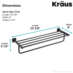 New Ventus Bathroom Shelf with Towel Bar Shelves|Towel Bars