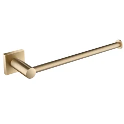 Outlet Ventus Bathroom Towel Bar, Brushed Gold Finish Towel Bars