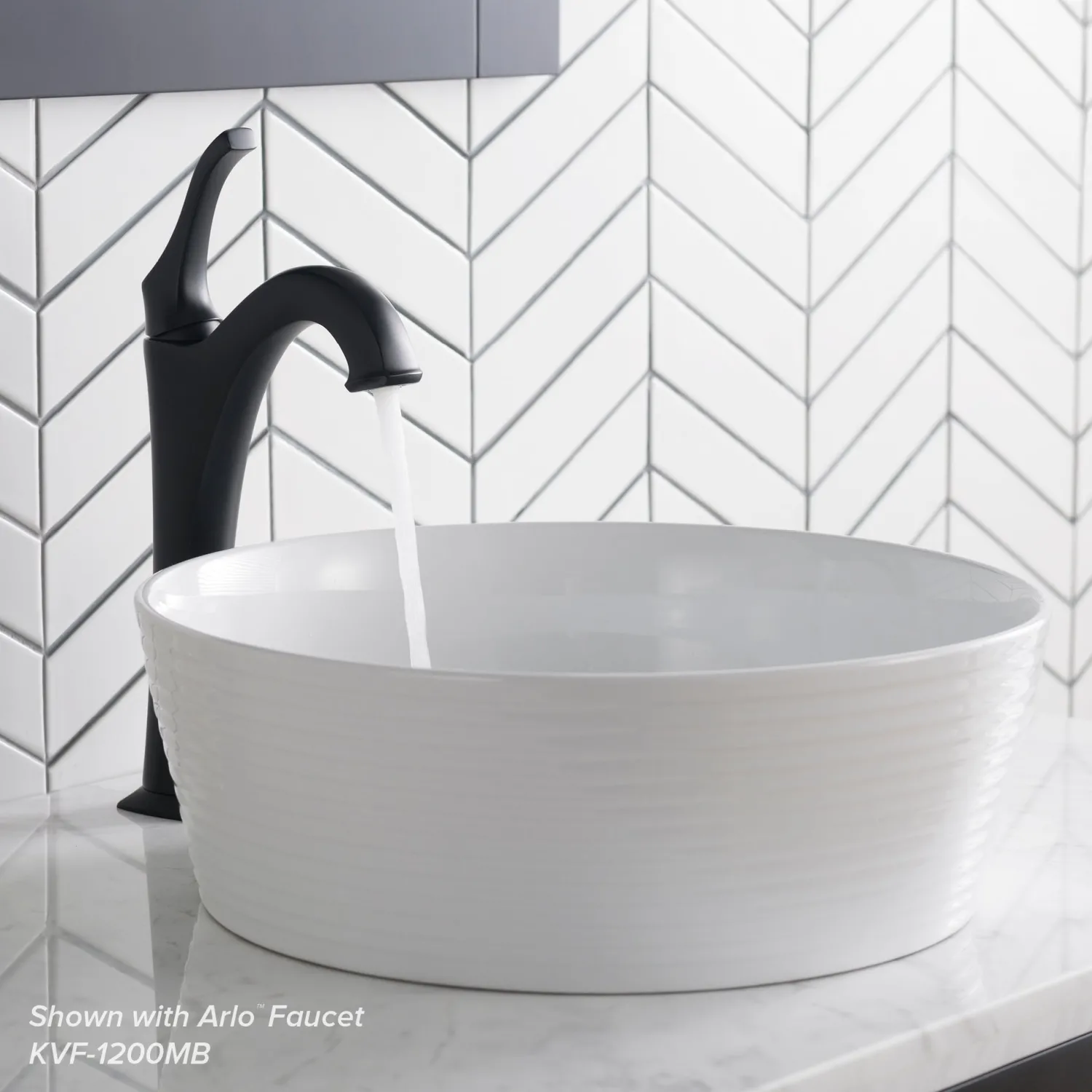 New Viva 15.75 Inch Round Porcelain Ceramic Vessel Bathroom Sink Above Counter / Vessel Sinks