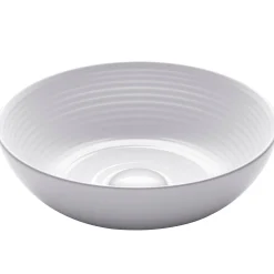 New Viva 13 Inch Round White Porcelain Ceramic Vessel Bathroom Sink Above Counter / Vessel Sinks
