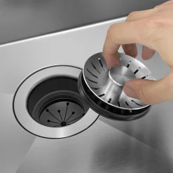 WasteGuard Kitchen Sink Drain Stopper for Garbage Disposals with EZLock Mounting Sink Drains, Disposer Flanges & Air Gaps|Garbage Disposals & Parts