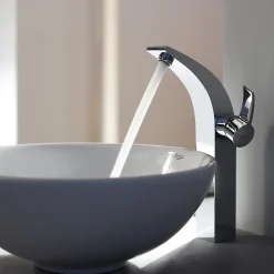 Best White Round Ceramic Bathroom Sink with Pop Up Drain Above Counter / Vessel Sinks