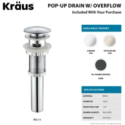 Sale White Square Ceramic Bathroom Sink and Pop Up Drain with Overflow Above Counter / Vessel Sinks