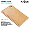 Discount Workstation Kitchen Sink Solid Bamboo Cutting Board Cutting Boards