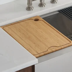 Discount Workstation Kitchen Sink Solid Bamboo Cutting Board Cutting Boards