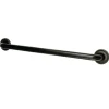 Clearance Laurel 12" Brass ADA Grab Bar in Oil Rubbed Bronze Grab Bars