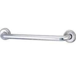 Hot Laurel 12" Brass ADA Grab Bar in Polished Chrome Grab Bars