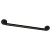 Outlet Laurel 24" Brass Decorative Grab Bar in Matte Black Grab Bars