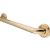 Online Laurel 24" Brass Decorative Grab Bar in Polished Brass Grab Bars