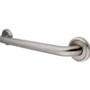 Hot Laurel 16" Brass Decorative Grab Bar in Brushed Nickel Grab Bars