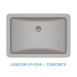 Best Platinum V214 Quartz Composite Rectangle Vanity Sink Undermount|Composite Sinks