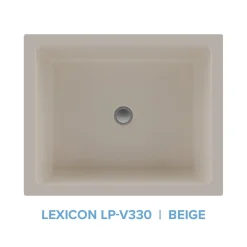 Hot Platinum V330 Quartz Composite Rectangle Vanity Sink Undermount|Composite Sinks