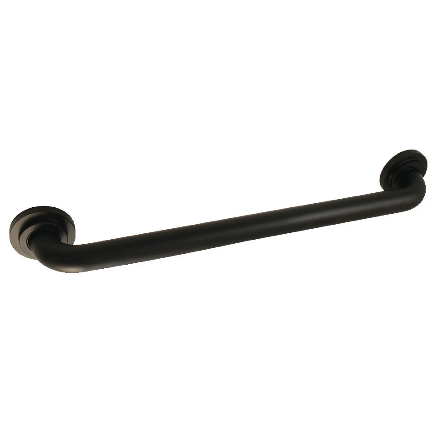 Clearance Manhattan 24" Brass Decorative Grab Bar in Matte Black Grab Bars