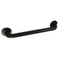 Manhattan 16" Brass Decorative Grab Bar in Matte Black Grab Bars