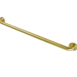 Outlet Manhattan 32" Brass Decorative Grab Bar in Brushed Brass Grab Bars