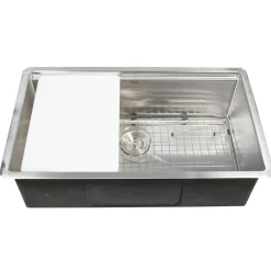 New 32" Marine-Grade Stainless Undermount Workstation Sink Outdoor Sinks & Accessories|Laundry Room Chevron Down Icon