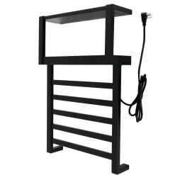 New Markus Wall Mount Plug-In Towel Warmer in Matte Black Towel Warmers|Towel Warmers