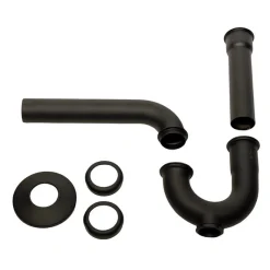 Sale Matte Black P-Trap for Bathroom and Utility Drains Laundry & Utility Sinks