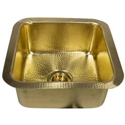 Sale Matte Finish Hammered Brass 17