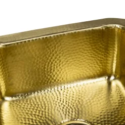 Sale Matte Finish Hammered Brass 17
