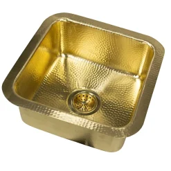 Sale Matte Finish Hammered Brass 17