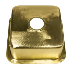 Sale Matte Finish Hammered Brass 17