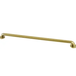 New Meridian 36" Brass ADA Grab Bar in Brushed Brass Grab Bars