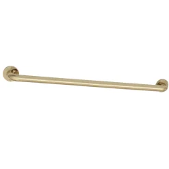 Sale Meridian 30" Brass ADA Grab Bar in Polished Brass Grab Bars