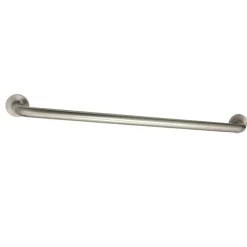Outlet Meridian 30" Brass ADA Grab Bar in Brushed Nickel Grab Bars