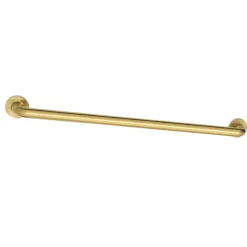 New Meridian 30" Brass ADA Grab Bar in Brushed Brass Grab Bars