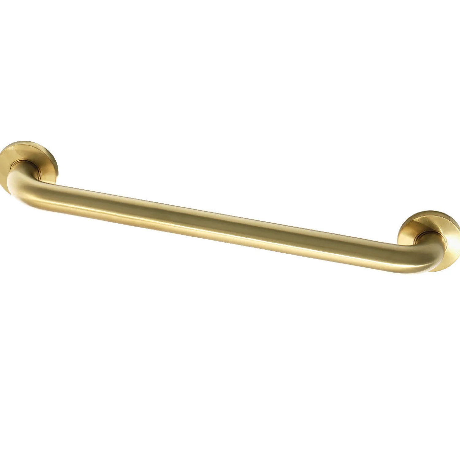 New Meridian 18" Brass ADA Grab Bar in Brushed Brass Grab Bars