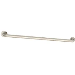 Sale Meridian 32" Brass ADA Grab Bar in Polished Nickel Grab Bars