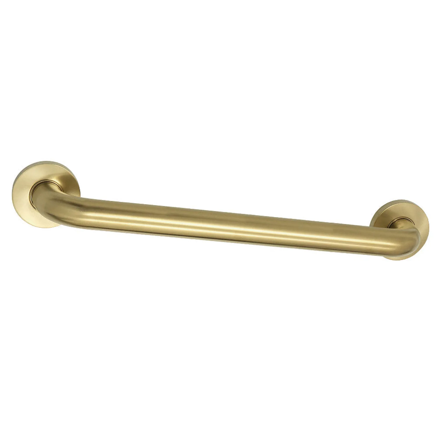 New Meridian 16" Brass ADA Grab Bar in Brushed Brass Grab Bars
