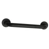 Clearance Meridian 16" Brass ADA Grab Bar in Matte Black Grab Bars