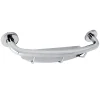 Discount Meridian 18" Stainless Steel Grab Bar with Shelf in Polished Chrome Grab Bars