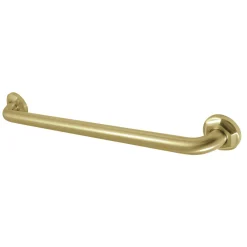 Sale Metropolitan 24" Brass Decorative Grab Bar in Brushed Brass Grab Bars