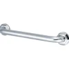 New Metropolitan 18" Brass Decorative Grab Bar in Polished Chrome Grab Bars