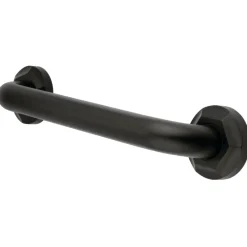 Online Metropolitan 18" Brass Decorative Grab Bar in Oil Rubbed Bronze Grab Bars