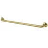 Clearance Metropolitan 32" Brass Decorative Grab Bar in Brushed Brass Grab Bars