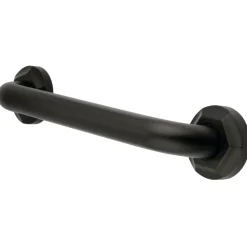 New Metropolitan 16" Brass Decorative Grab Bar in Oil Rubbed Bronze Grab Bars