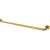 Outlet Milano 48" Brass ADA Grab Bar in Brushed Brass Grab Bars