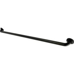 Discount Milano 48" Brass ADA Grab Bar in Matte Black Grab Bars