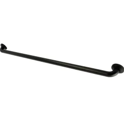 Clearance Milano 42" Brass ADA Grab Bar in Matte Black Grab Bars