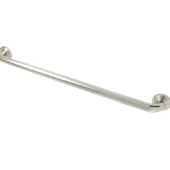 Online Milano 30" Brass Decorative Grab Bar in Polished Nickel Grab Bars