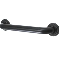Sale Milano 12" Brass Decorative Grab Bar in Oil Rubbed Bronze Grab Bars