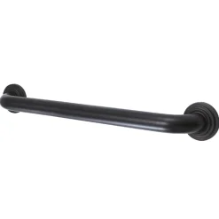 Online Milano 18" Brass Decorative Grab Bar in Oil Rubbed Bronze Grab Bars