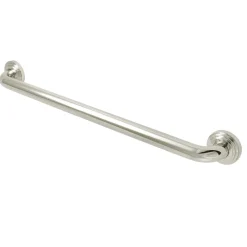 Best Milano 24" Brass Decorative Grab Bar in Polished Nickel Grab Bars