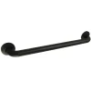 Online Milano 24" Brass Decorative Grab Bar in Matte Black Grab Bars